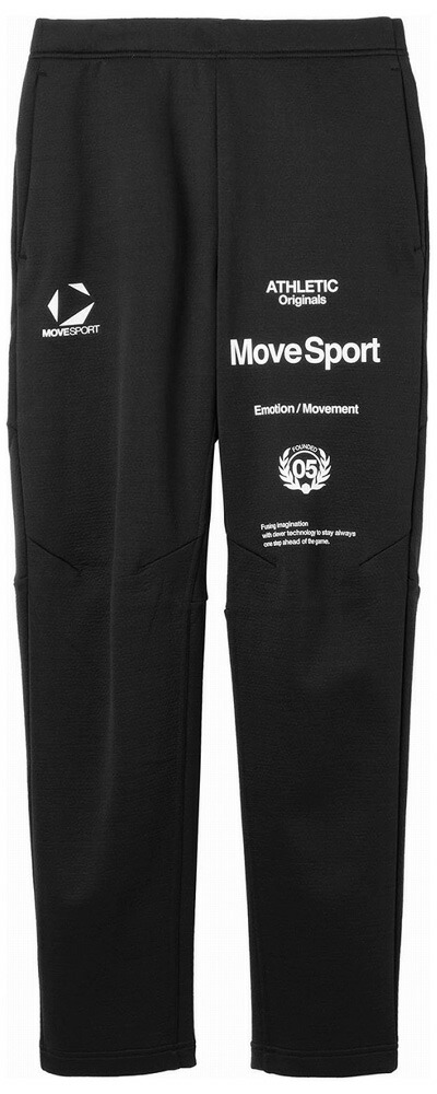 ムーブスポーツ メンズ ACTIVE SUITS オーセンティック スウェット ロングパンツ（ブラック・サイズ：O） DS-ST5FPZ40M-BK00-O