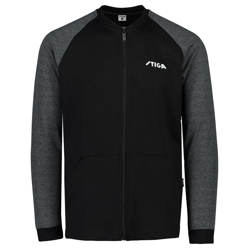 STIGA（スティガ） ピンポン用お召しもの STIGA 顔触れ上衣（黒いこと×薄墨色・大きさ：XL） STJ-1861241207 STIGA ユニ一発やる
