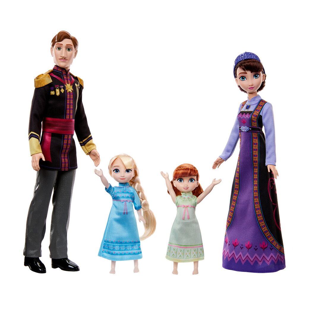 マテル アナと雪の女王 アレンデール ロイヤルファミリー（4ドールセット） ドール 【Disneyzone】