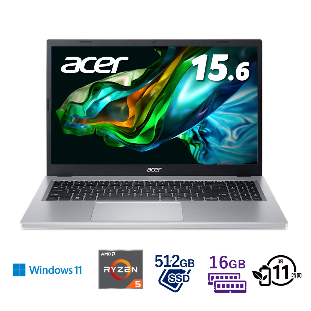 楽天市場】Acer（エイサー） 15.6型ノートパソコン Aspire 3（Core i5