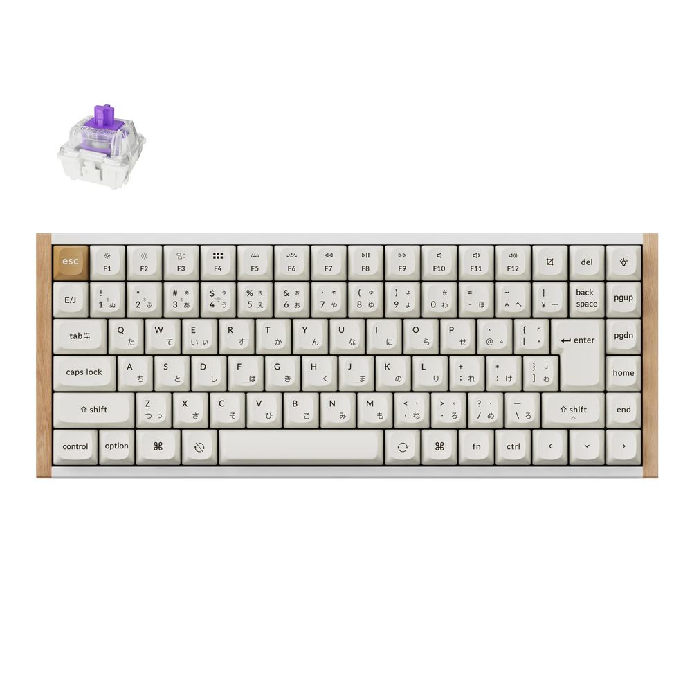 Keychron|キークロン K2 HE マグネットスイッチ搭載 QMK ワイヤレス カスタムキーボード(日本語配列・スペシャルエディション ホワイト) K2H-Q1-JIS|Joshin web 家電とPCの大型専門店