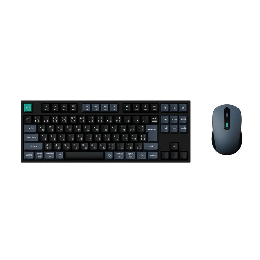 Keychron｜キークロン B33鍵盤 ＆ BM25二十日鼠 無線電話ジャズバンド（日本語取り合わせ ディープブラック）  KCBD1-JIS