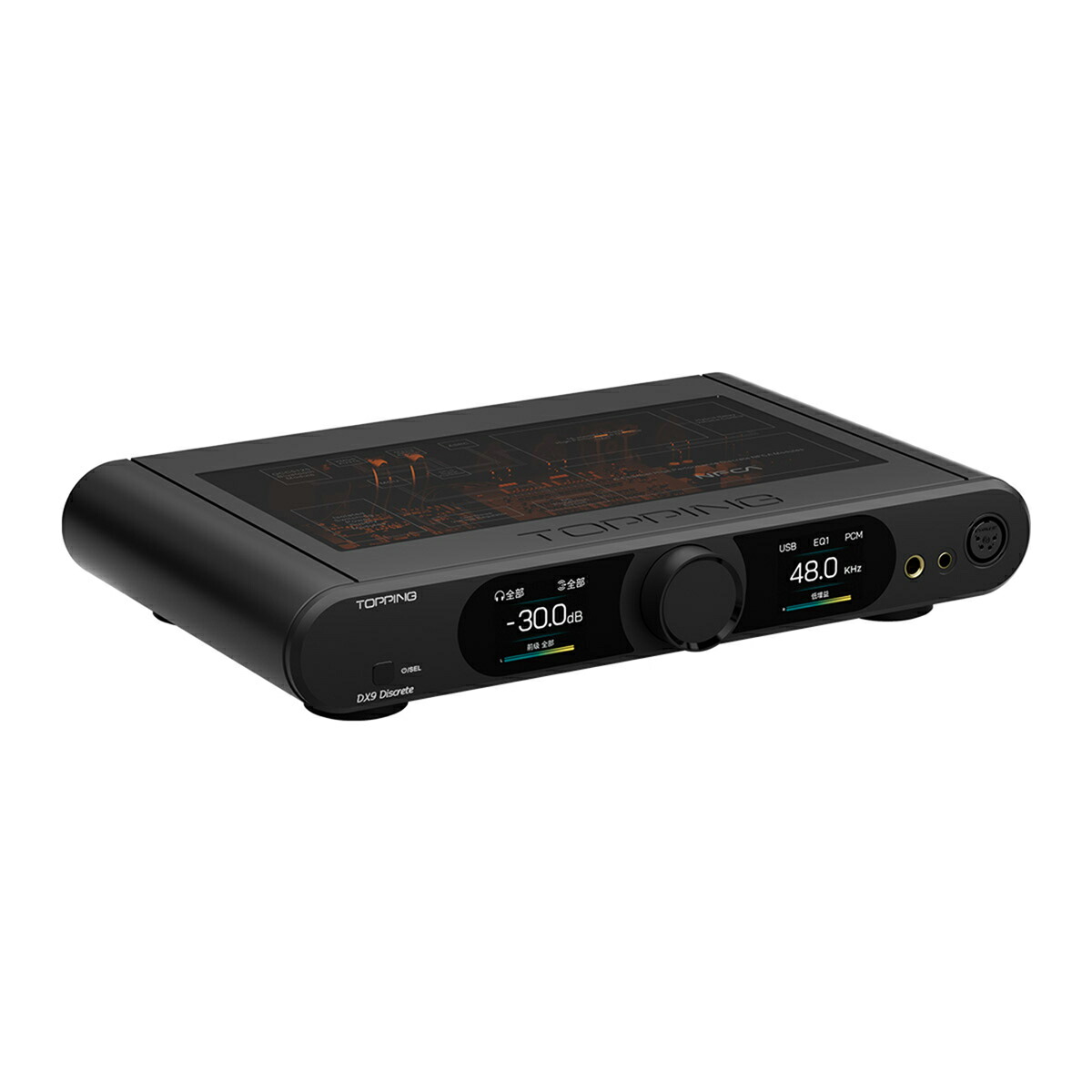 TOPPING フルバランスデスクトップDAC/AMP（黒いこと） DX9DISCRETE-BLACK TOPPING