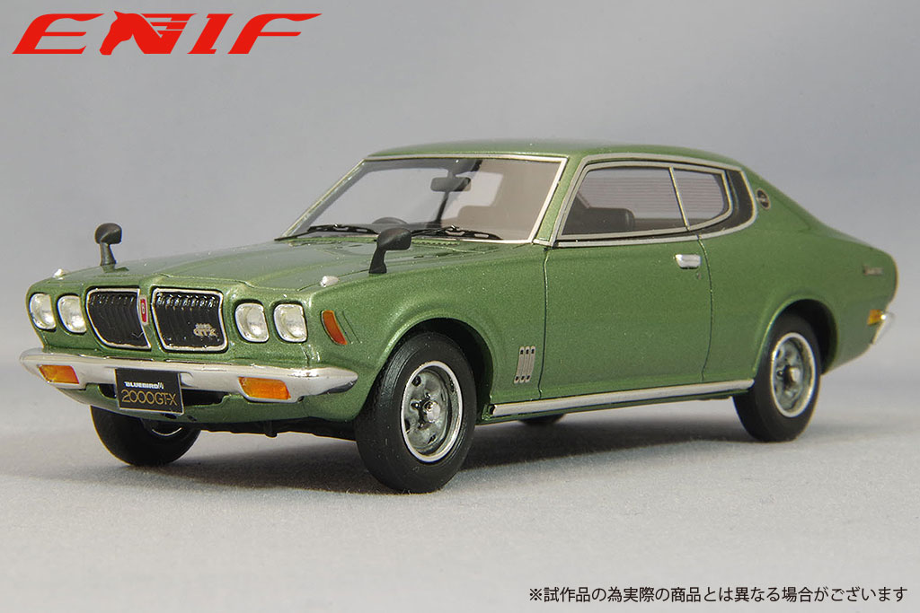 ENIF 1/43 日産 青色小鳥U 2000GTX 2部屋の入り口 捉え所のないとっ始め 1974年型 シルバーグリーンメタリック【ENIF0072】 ミニカー おもちゃ-乗り物のおもちゃ