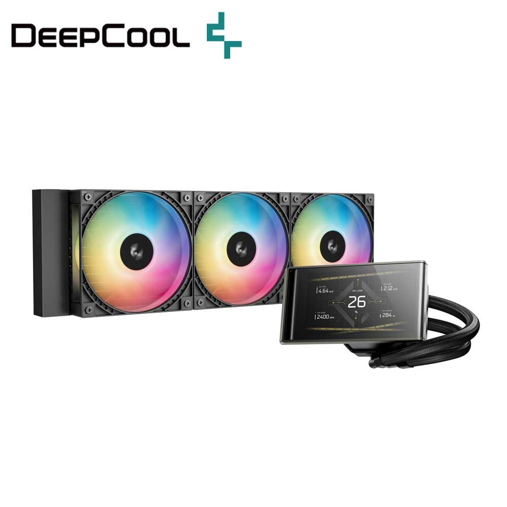 DeepCool｜ディープクール 水冷一体型中央処理装置空調設備 LT360 VISION ARGB（黒いこと）  R-LT360VISION-BKAMMC