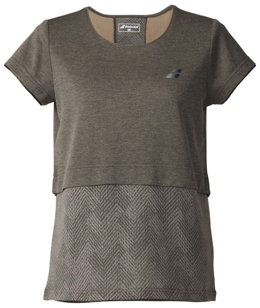 BabolaT(バボラ) レディース 半袖取り組みプルオーバー VS SHORT SLEEVE SHIRT（赤銅色・大きさ：XL） BWG5370-BW00-XL