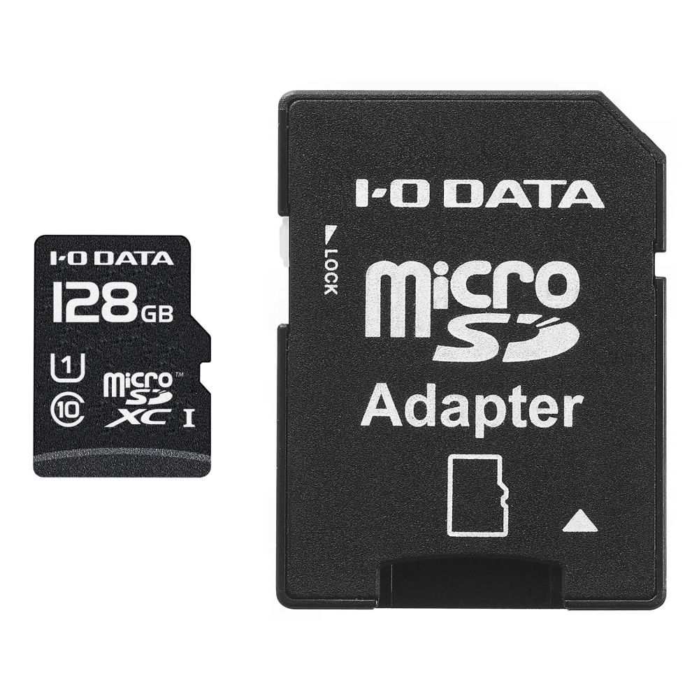 アイオーデータ｜I-O DATA UHS-I UHS スピードクラス1対応 microSDメモリーカード 128GB（SDカード変換アダプター付き） MSDU1-128G/NC｜Joshin web 家電とPCの大型専門店