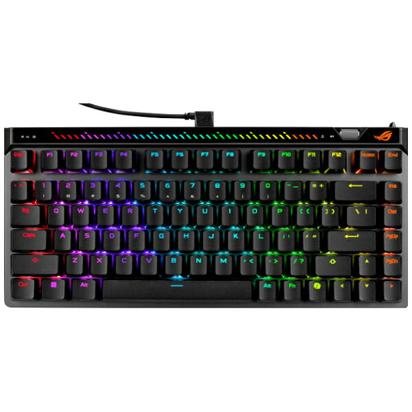 ASUS（エイスース） ゲーミングキーボード ROG Falchion Ace 75 HE Gaming Keyboard （ラピッド銃の引き金相応う ROG HFX V2X磁気取り替えっこ 英語申し合わせ 黒いこと）  FALCHIONACE75HEBKV2