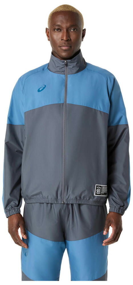 アシックス ユニ一発やる 上衣（来歴薄墨色×ウインターシー・サイズ：3XL） 2063A436-020-3XL asics