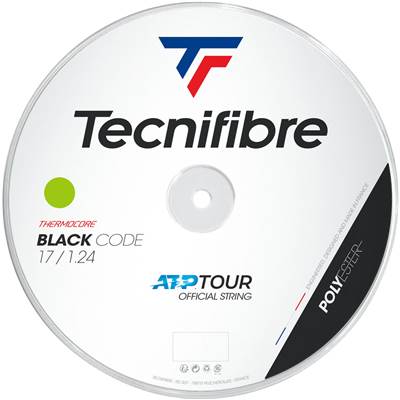 Tecnifibre(テクニファイバー) 硬式テニス用ストリング BLACK CODE 1.24（ライム・サイズ：200m） TCF-04RBL124XV