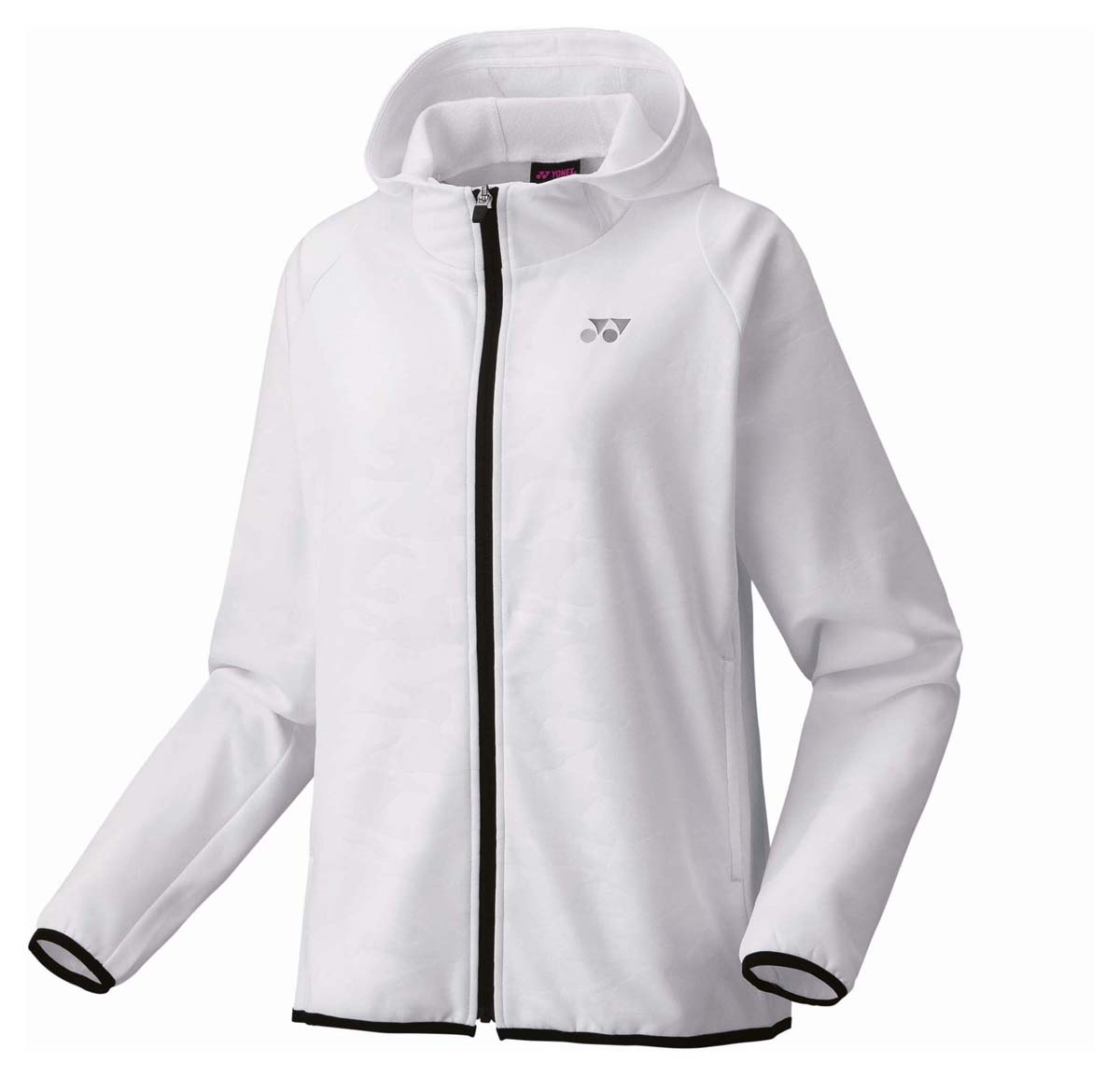 ヨネックス レディース ニットウォームアップパーカー（白いこと・大いさ：S） YO-58115-011-S YONEX