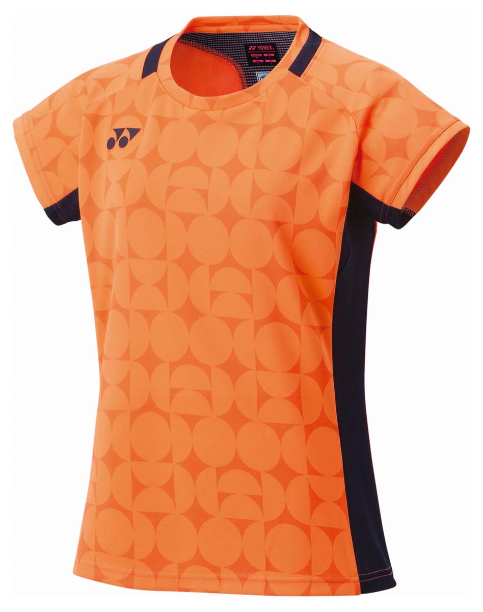 ヨネックス レディース 力くらべティーシャツ（御機嫌オレンジ色・大いさ：S） YO-20852-752-S YONEX