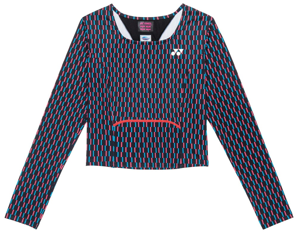 ヨネックス レディース 力くらべプルオーバー ロング衣袂（黒いこと・大きさ：XO） YO-20927-007-XO YONEX