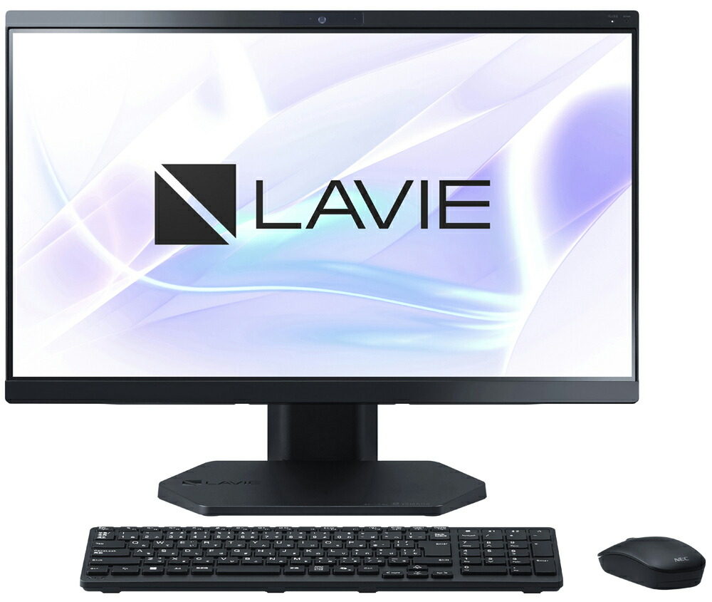 NEC｜エヌイーシー 原則として型事務机とっ始めマイコン LAVIE A23(23.8型/Core i5 1335U/記憶装置 16GB/SSD 512GB/ヴィデオディスク/Office)ファインブラック  パソコン-A2355LAB-B