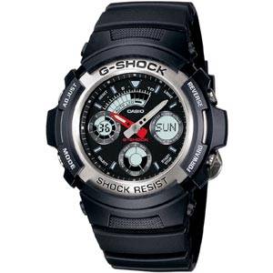 カシオ 【国内定まり品】G-SHOCK（ジーショック） 石英 メンズ印字機 AW-590-1AJF [AW5901AJF]【返品カテゴリー化A】
