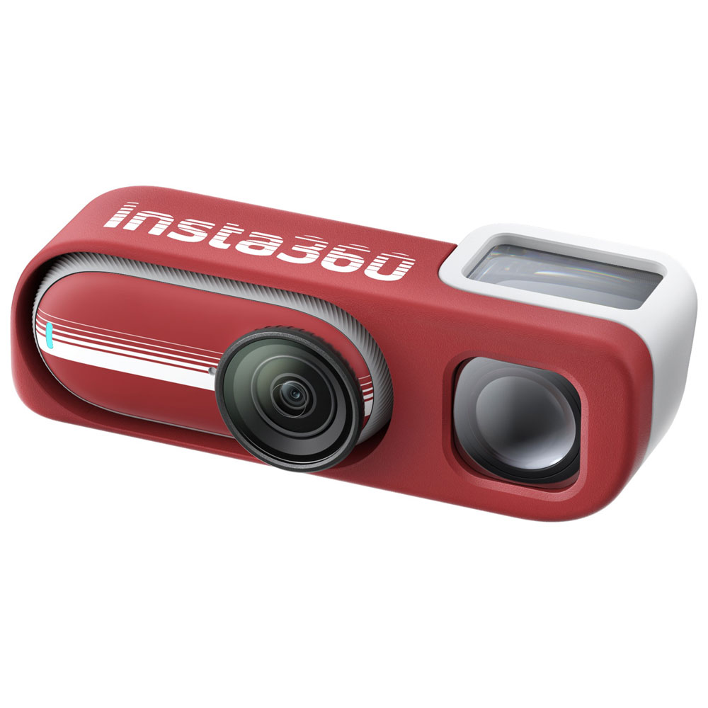 Insta360 動き写真器「Insta360 GO 3S レトロキット」（64GB）古典派音楽赤いこと CIN-GO3SRETRO64G-CR インスタ360 GO 3S Retro Bundle (Special Edition)