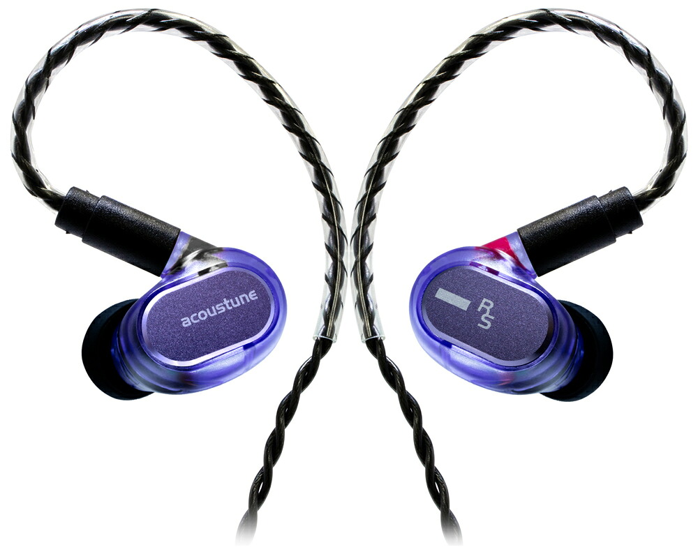 アコースチューン ダイナミック密閉型カナルイヤホン(スミレ) MONITOR-RS-ONE-PUR RS ONE
