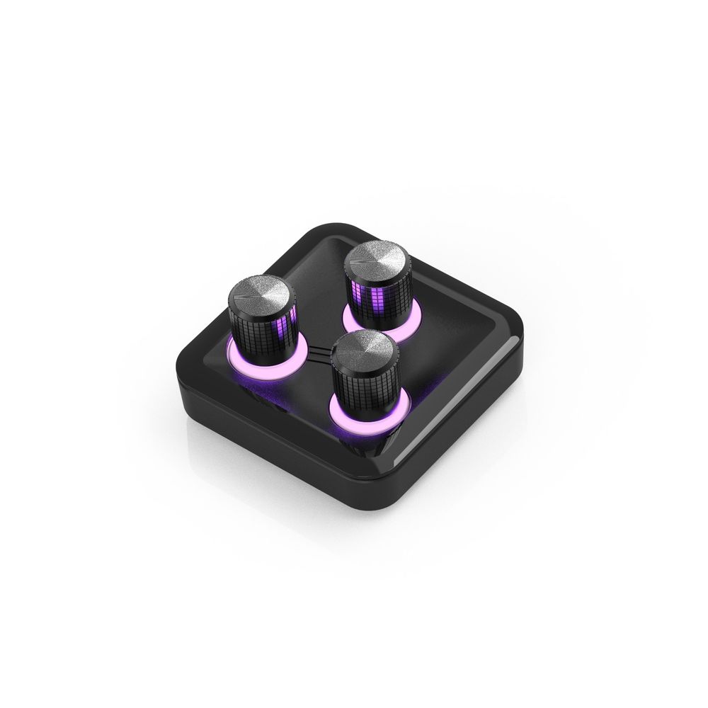 Cooler Master｜冷房装置お師匠さん 造り手向け抑えつけるデバイス Master Hub 3xKnob（ノッブモデュール 黒いこと）  MHKB03AA22