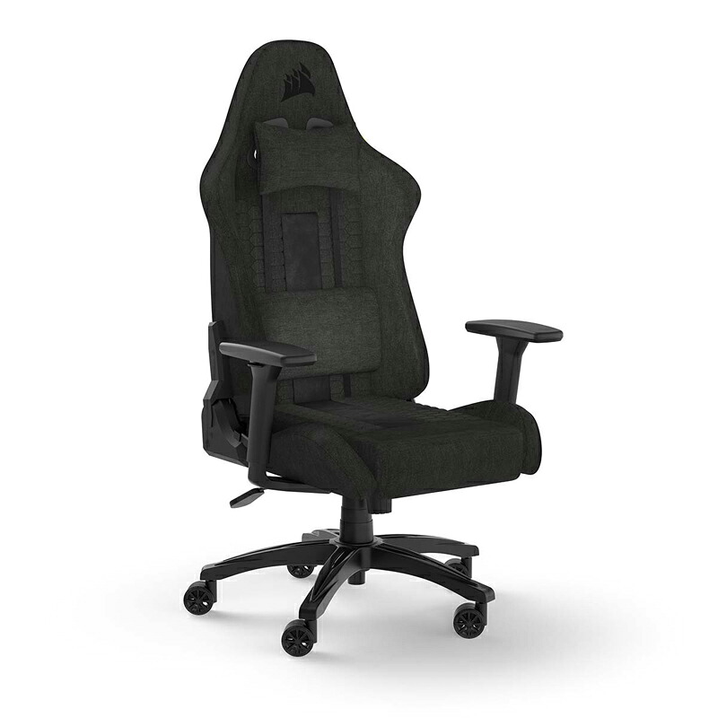 コルセア ゲーミングチェア TC100 RELAXED（ブラック/ブラック） CORSAIR　ファブリック CF-9010051-WW｜Joshin web 家電とPCの大型専門店