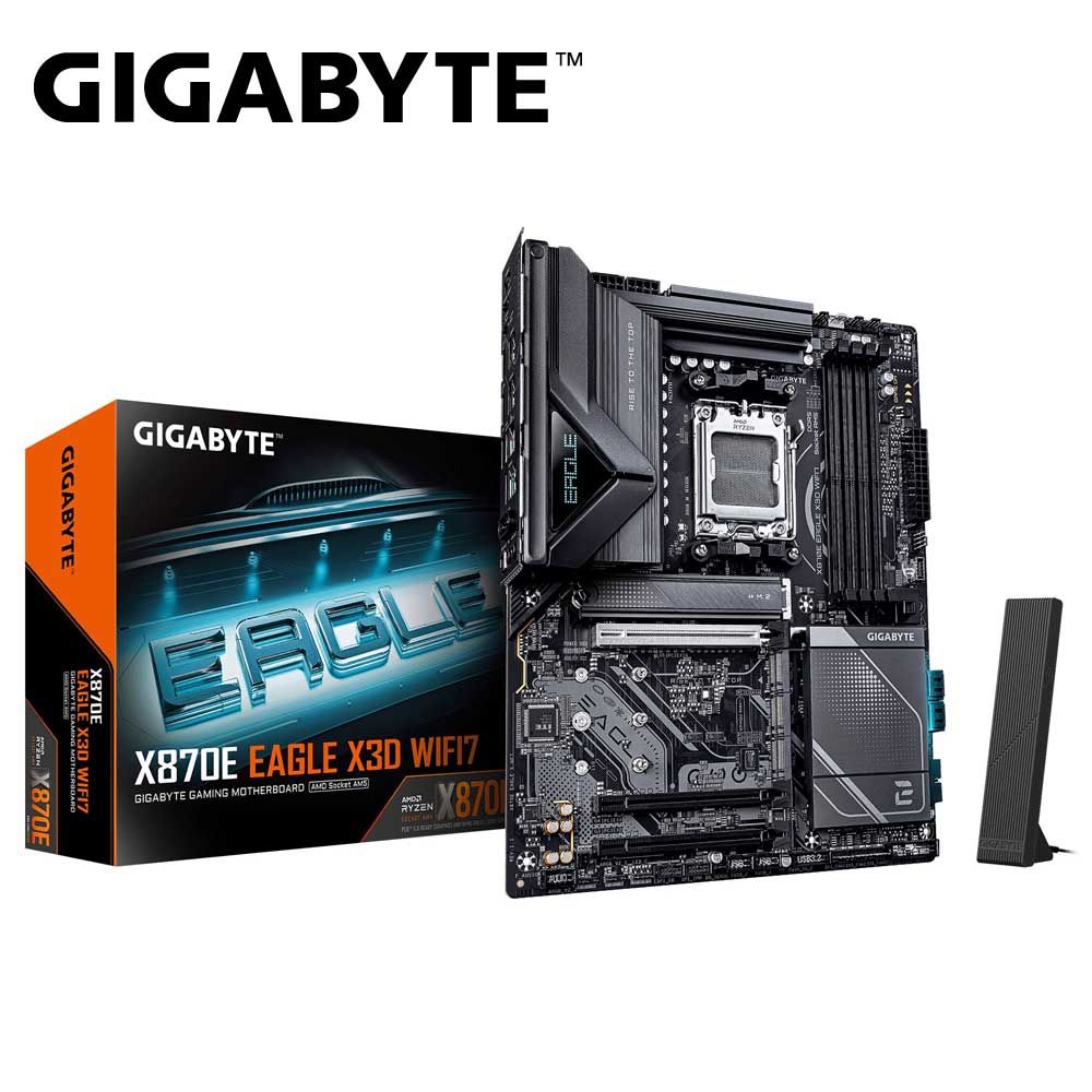 GIGABYTE｜ギガ働き口 GIGABYTE X870E EAGLE X3D WIFI7 母ちゃんゲーム盤  X870E-EAGLE-X-WF7