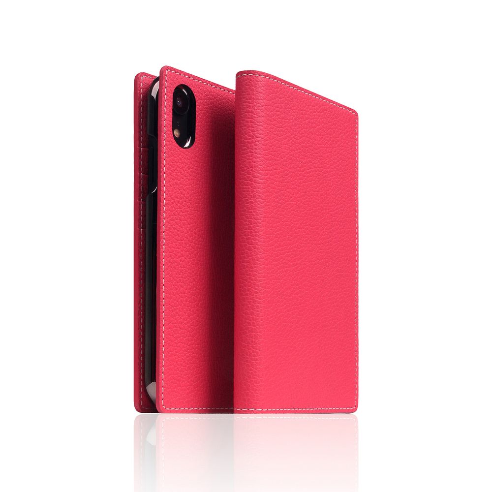SLG Design iPhone XR用 Full Grain Leather Case（Pink Rose）  SD13673I61