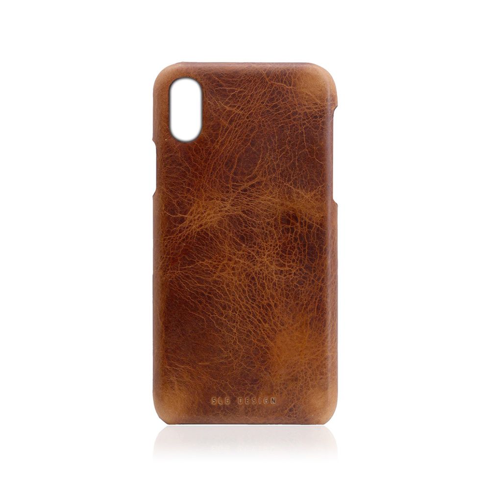 SLG Design iPhone XR用 Badalassi Wax Bar case（ブラウン）  SD13693I61