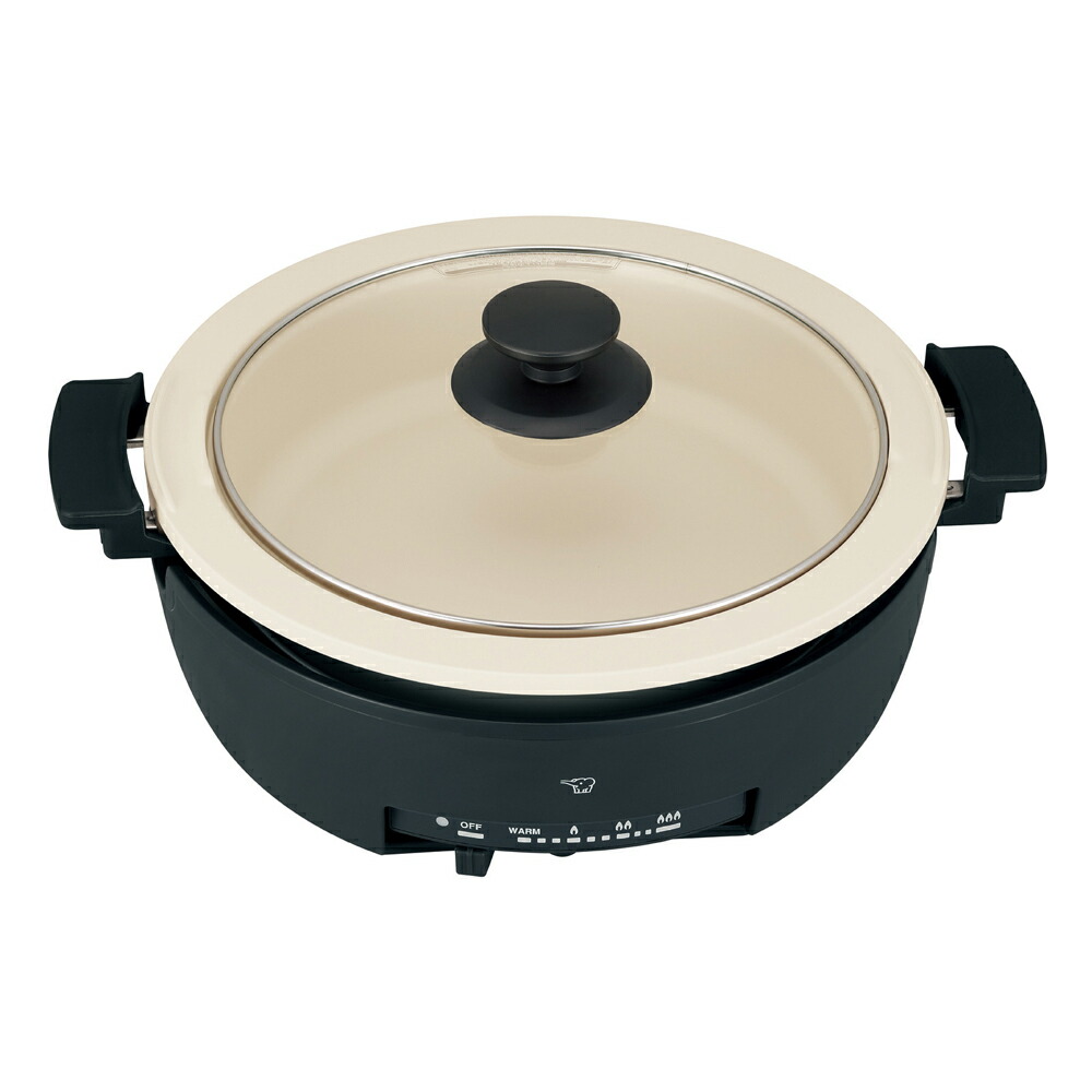象印 食べ物屋なべ 黒いこと EP-FA10-BA ZOJIRUSHI 大騒ぎまる [EPFA10BA]