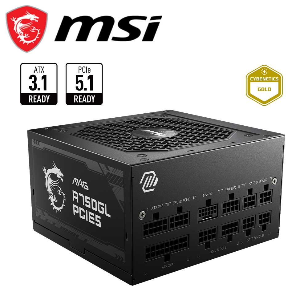 MSI｜エムエスアイ ATX 3.1準拠 電源ユニット 80PLUS GOLD認証 MSI MAG A750GL PCIE5 MAG A750GL PCIE5｜Joshin web 家電とPCの大型専門店