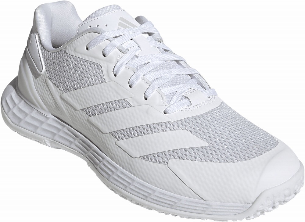 アディダス ユニ一発やる デファイアント 素早さ2 庭球シューズ / Defiant Speed 2 Tennis Shoes（フットウェアホワイト/フットウェアホワイト/薄墨色一・大きさ：24.0糎） KJ3191-240