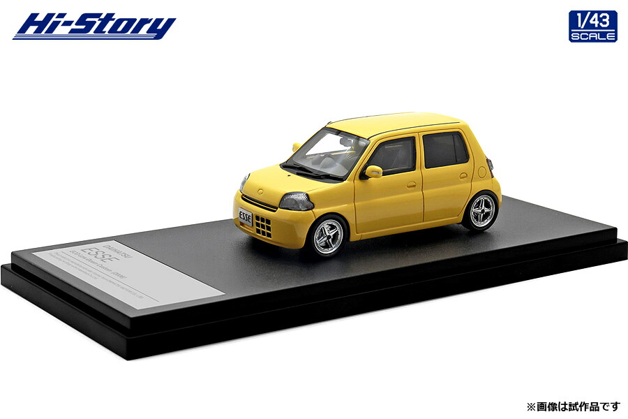 ハイストーリー 1/43 DAIHATSU ESSE ECO Low Down Custom (2006) サンシャインイエロー【HS431YE】 ミニカー