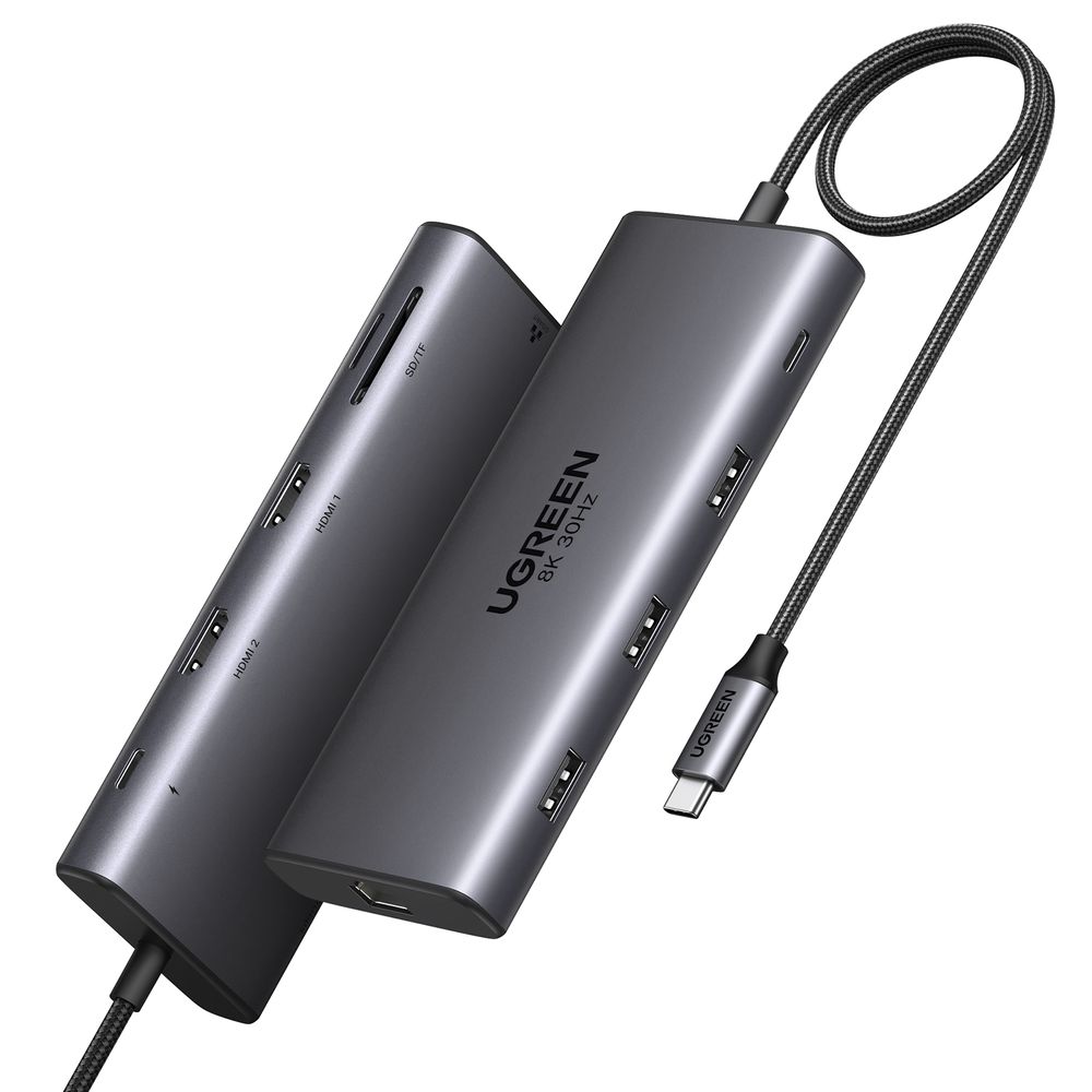 UGREEN｜ユーグリーン Revodok Pro 10-インチ-1 USB-C こしき(PD100W相応う)  15534