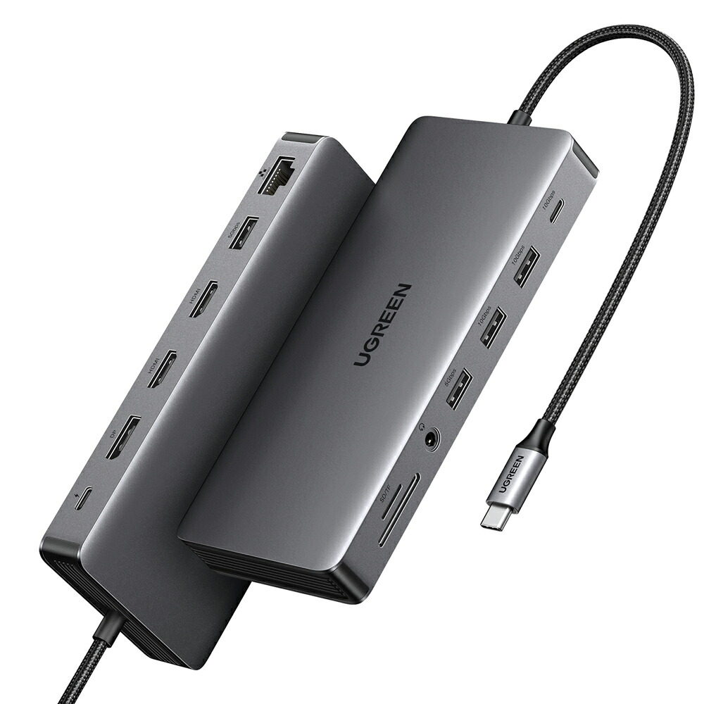 UGREEN｜ユーグリーン Revodok Pro 13-インチ-1 USB-C こしき(PD100W相応う)  15978