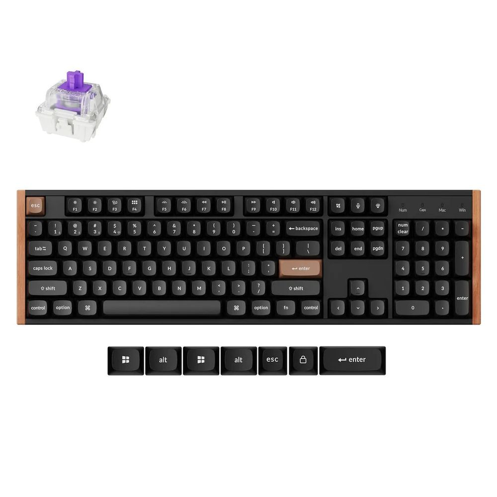 Keychron|キークロン K10 HE マグネットスイッチ搭載 QMK ワイヤレス カスタムキーボード(英語配列・スペシャルエディション ブラック) K10H-F1-US|Joshin web 家電とPCの大型専門店