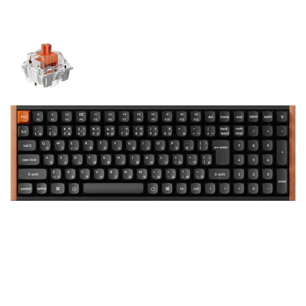 Keychron｜キークロン K4 MAX QMK ワイヤレスカスタム・メカニカルキーボード 静音 赤軸（日本語申し合わせ・特別～版）  K4M-G6W-JIS