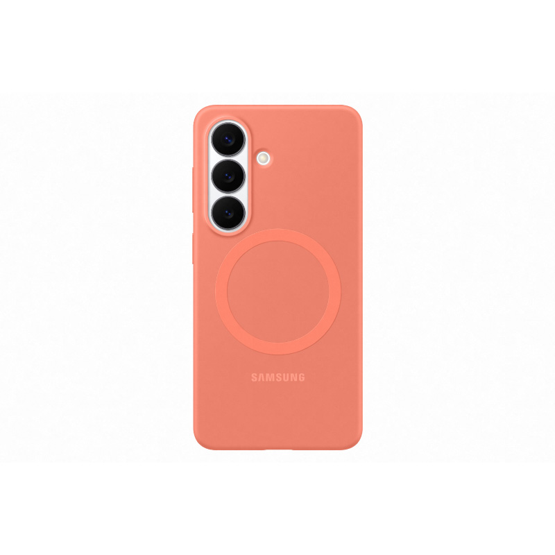 SAMSUNG｜サムスン Galaxy S26用 Silicone Magnet Case（コーラル赤いこと）  EF-ES942COEGJP