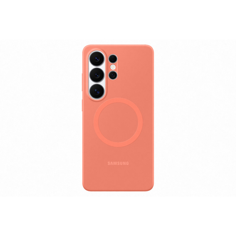 SAMSUNG｜サムスン Galaxy S26 Ultra用 Silicone Magnet Case（コーラル赤いこと）  EF-ES948COEGJP