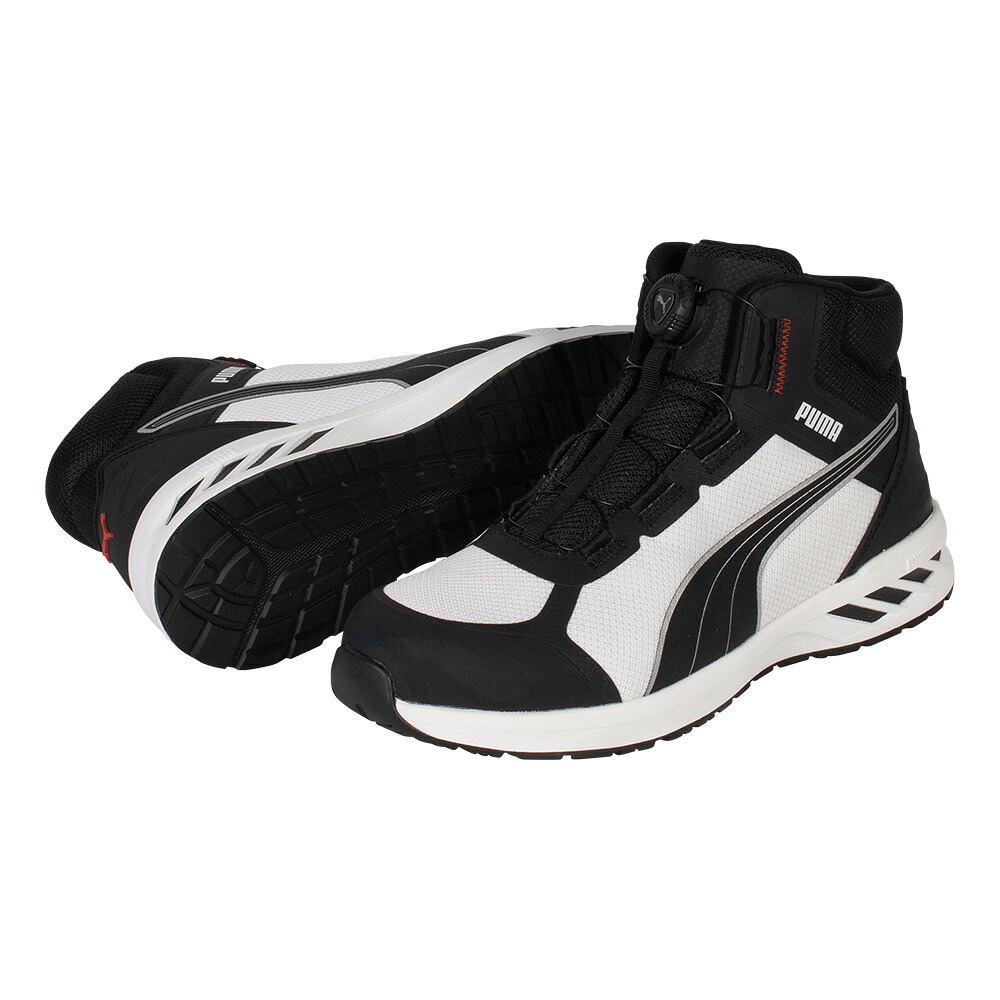 プーマ JAPAN ATHLETIC SPRINT 2.1 DISC MID ブラック&times;ホワイト 26.0cm JSAA規格 A種 63.403.0-BKXWH-26.0 PUMA｜Joshin web 家電とPCの大型専門店