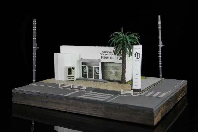 モーターへリックス 1/64 LIBERTY WALK 名古屋本店 #1 ジオラマ【M90603】 ミニカー｜Joshin web 家電とPCの大型専門店