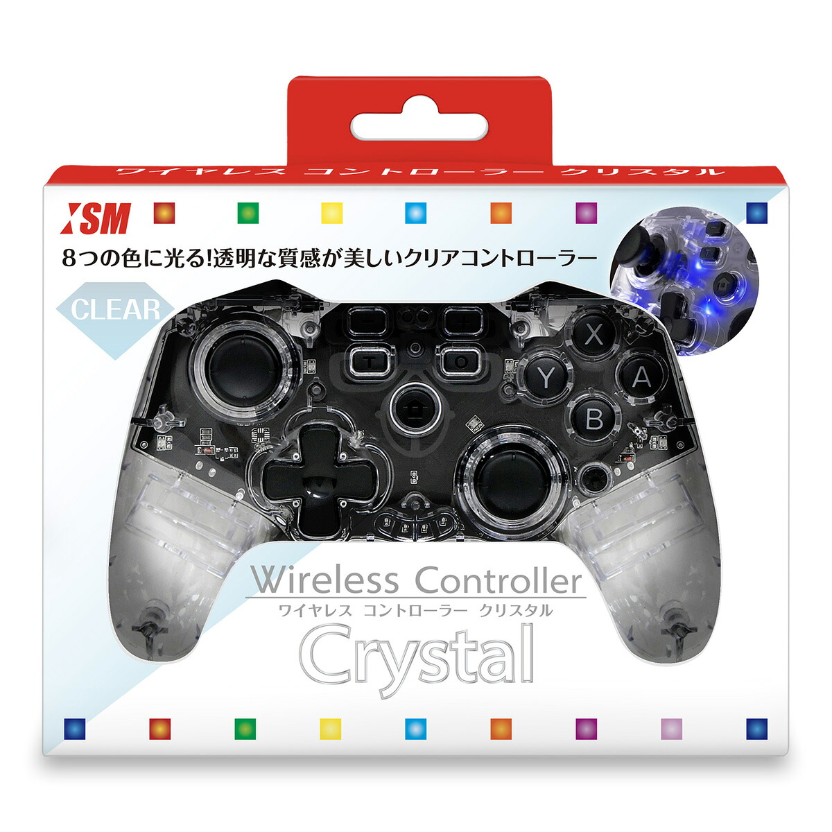 【楽天市場】ISM 【Switch】ワイヤレスコントローラークリスタル CLEAR [ISMSW093]：Joshin web 家電とPCの大型専門店