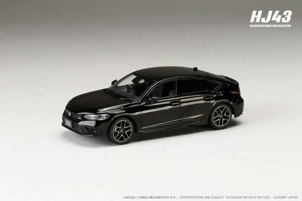 ホビージャパン 1/43 ホンダ シビック FL4 e:HEV クリスタルブラックパール【HJ433003BK】 ミニカー