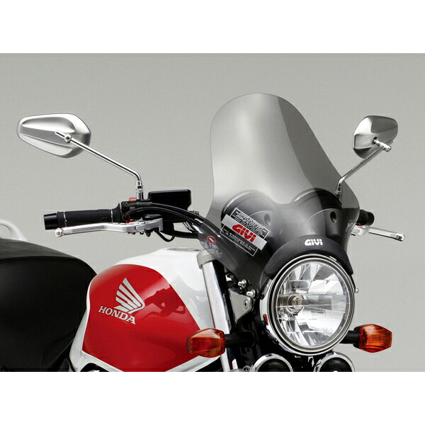 GIVI GIVI小型ウインドスクリーン A210 セミスモーク H370×W350mm 90115 type 小型ウインドスクリーン|Joshin web 家電とPCの大型専門店