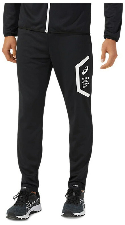 アシックス メンズ トレーニングパンツ（パフォーマンスブラック・サイズ：L） 2031D910-001-L TEAM　HEX　KNIT　PNT　RE