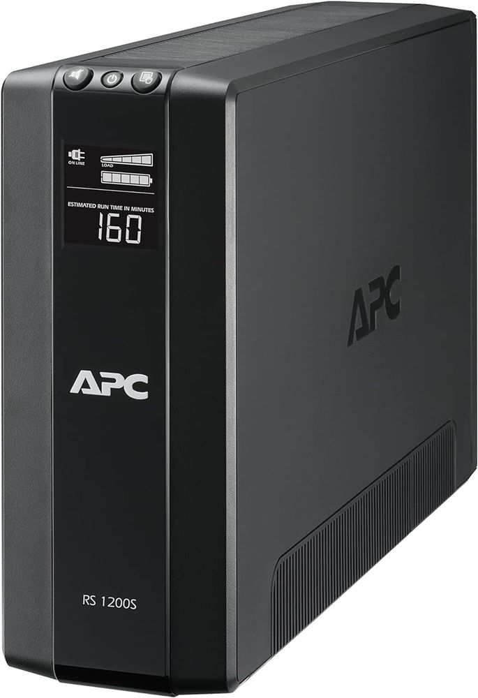 シュナイダーエレクトリック(APC) 無停電電源装置(UPS) APC RSシリーズ 単相100V 1200VA/720W ラインインタラクティブ方式 正弦波 タワー型 長寿命バッテリー 5年保証 コンセント数4+4個 中小企業/ご家庭向け BR1200S-JP5W|Joshin web 家電とPCの大型専門店