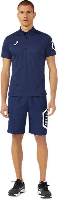 アシックス メンズ ドライ クロスハーフパンツ（ピーコート・サイズ：2XL） 2031E054-400-2XL TEAM　HEX　DRY　CROSS　HARF　PANT [2031E0544002XL]