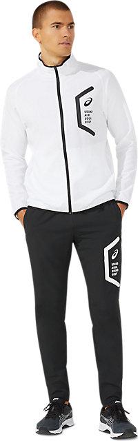 アシックス メンズ ドライ クロスジャケット（ブリリアントホワイト・サイズ：L） 2031E052-100-L TEAM　HEX　DRY　CROSS　JACKET [2031E052100L]