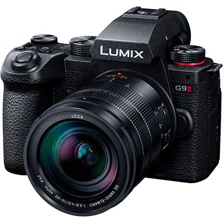 パナソニック 鏡鑑受け答え一眼写真器「LUMIX G9PROII」標準尺度望遠レンズ一揃いの道具 DC-G9M2L Panasonic デジタルカメラ-TV・オーディオ・カメラ