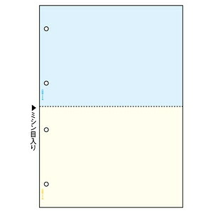 ヒサゴ FSC認証 マルチプチンタ帳票［A4/2面/1200枚入/カラー/4穴］ HiSAGO FSC2011Z｜Joshin web 家電とPCの大型専門店