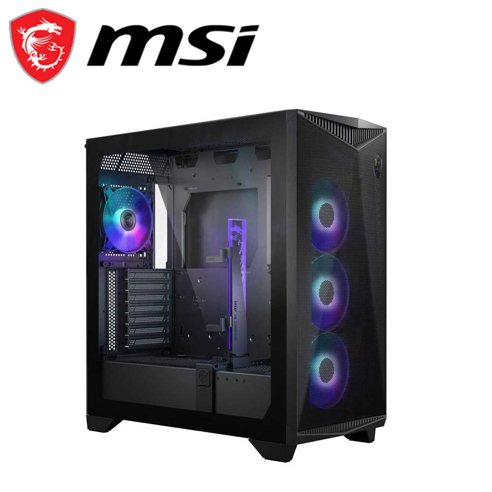 MSI｜エムエスアイ ミドルタワー型PCケース(ブラック) GUNGNIR 300R AIRFLOW