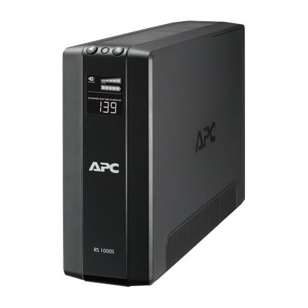 シュナイダーエレクトリック（APC） 無停電ワット数作りつける（UPS） APC RS 1000VA Sinewave Battery Backup 100V 正弦波 1000VA/600W 差し込み数4＋4個 中小会社組織/ご身寄り向け大電気容量APC RSつづき物 BR1000S-JP