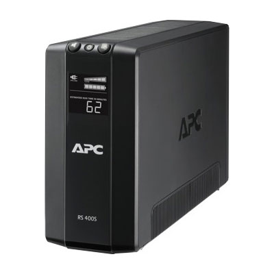 シュナイダーエレクトリック（APC） 無停電ワット数備え付ける（UPS） APC RS 400VA Sinewave Battery Backup 100V 正弦波 400VA/240W 差し込み数3＋3個 中小会社組織/ご身寄り向け大電気容量APC RSつづき物 BR400S-JP